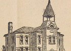 "Old" High School in 1901 Villisca Review Sketch